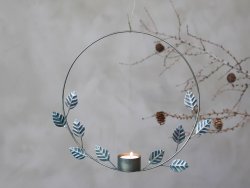 Krans för värmeljus med upphängning