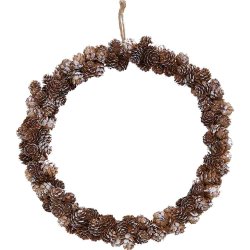 Krans Leonora brun M