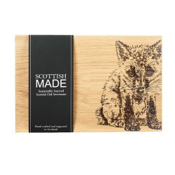 Serveringsbräda ek 30 cm Räv