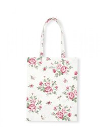 Tygväska Leonora vit