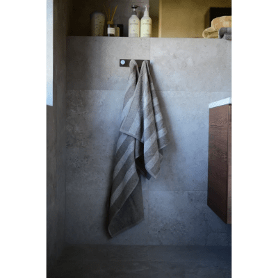 Zoom bild av Frottéhandduk grå 70x140 cm