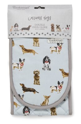 Zoom bild av Dubbel ugnshandske Curious Dogs
