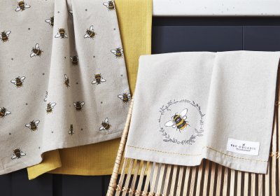 Zoom bild av Kökshandduk 3-pack Bumble Bees 