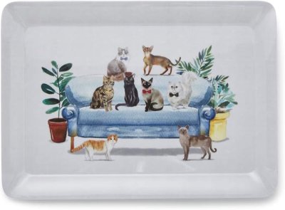 Zoom bild av Bricka Curious Cats