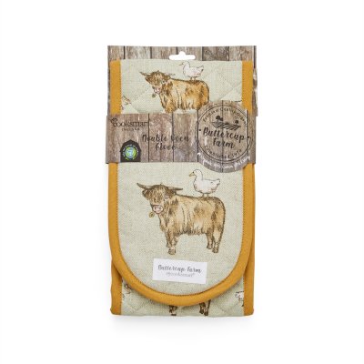 Zoom bild av Dubbel ugnshandske Buttercup Farm