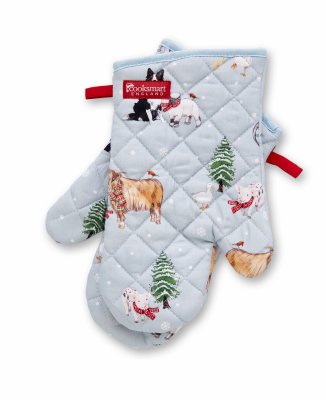 Zoom bild av Kökshandske 2-pack Christmas On The Farm