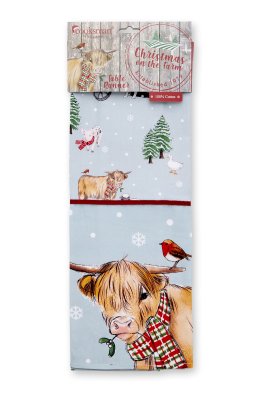 Zoom bild av Bordslöpare Christmas On The Farm