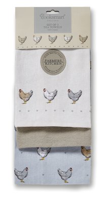 Zoom bild av Kökshandduk 3-pack Farmers Kitchen 