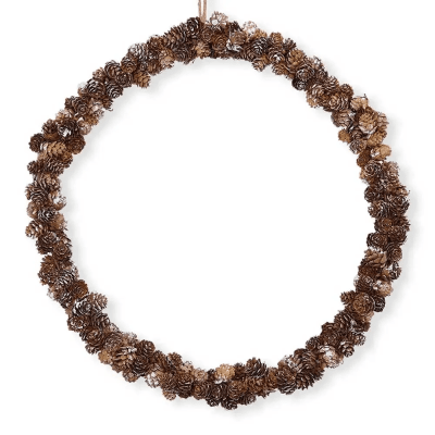 Zoom bild av Krans Leonora brun L