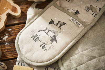 Zoom bild av Dubbel ugnshandske Highland Sheep