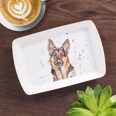 Zoom bild av Bricka german shepherd
