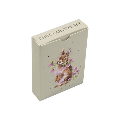 Zoom bild av Kortlekar "The Country Set" Woodland, katt och hund