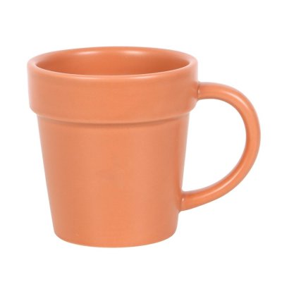Zoom bild av Mugg blomkruka med sked