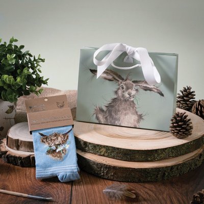 Zoom bild av Damstrumpa "Daisy Coo" Highland Cow