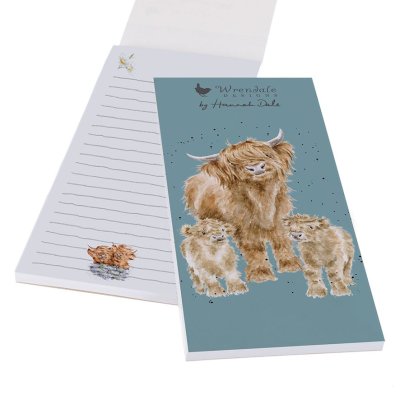 Zoom bild av Shoppinglista magnetisk "Highland Wishes" 